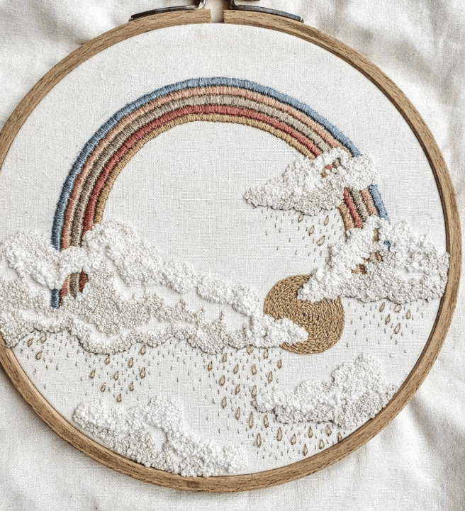 Beginner's Rainbow Embroidery Workshop