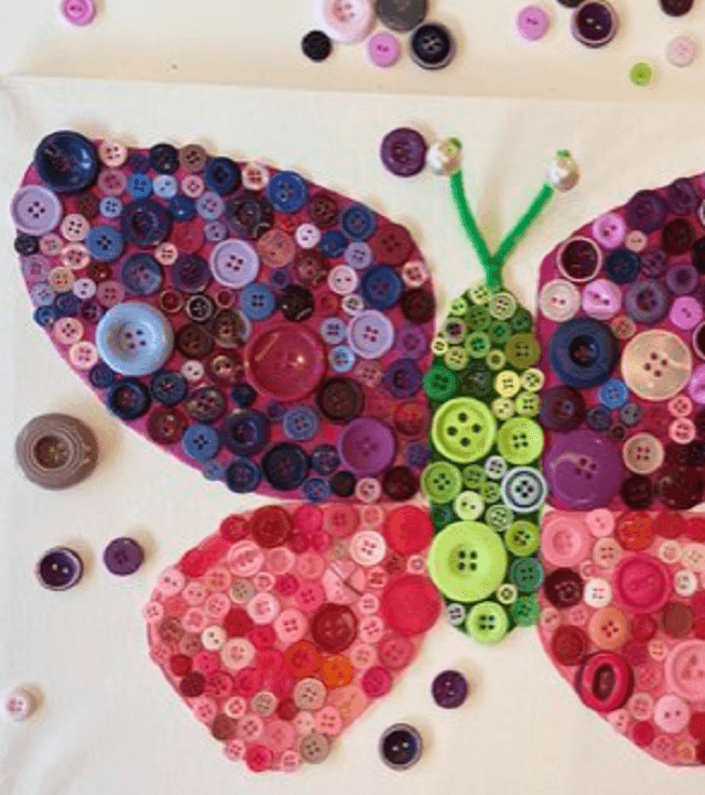Button Art Workshop for Kids (6 Years+)