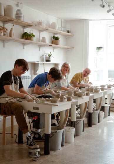 Corporate Team Building Pottery Workshop