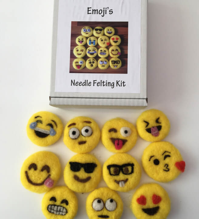 Emojis Needle Felting Kit