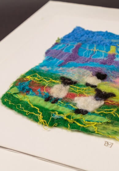 Felt Making Class: Painting with Woolly Fibres