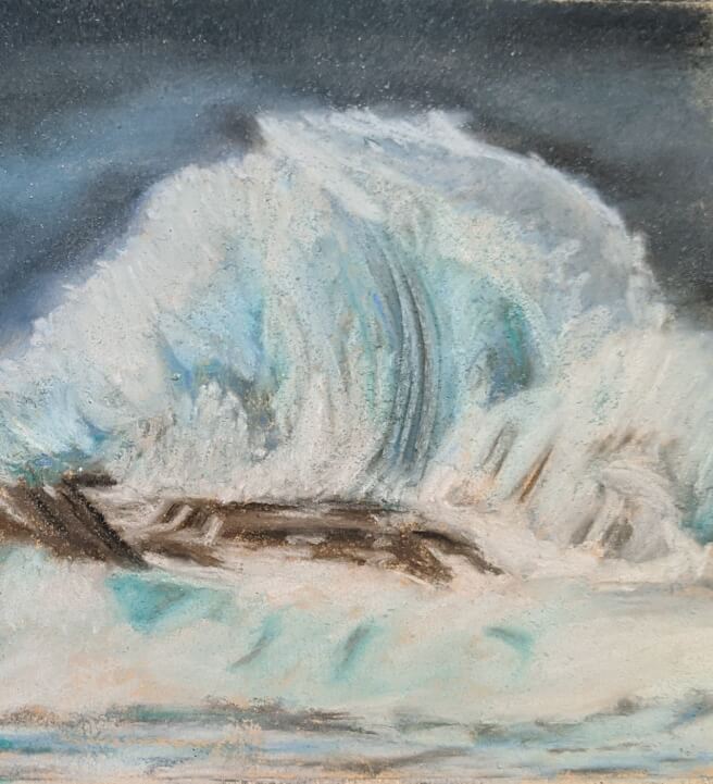 Learn to Create a Chalked Seascape