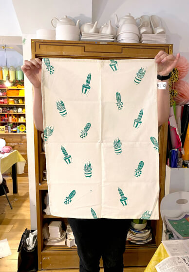Lino Printing Class: Totes and Tea Towels