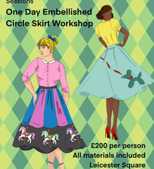 One Day Circle Skirt Sewing Class
