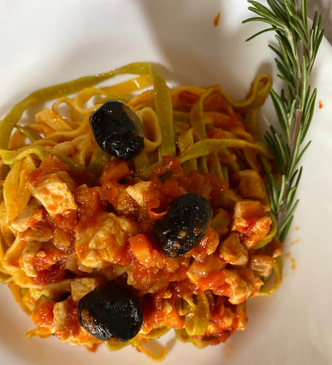 Rustic Italian Cooking: Egg Fettuccine Alla Cacciatora