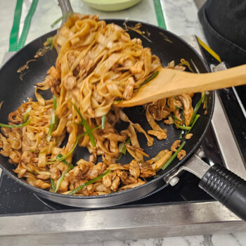 Cook the dish