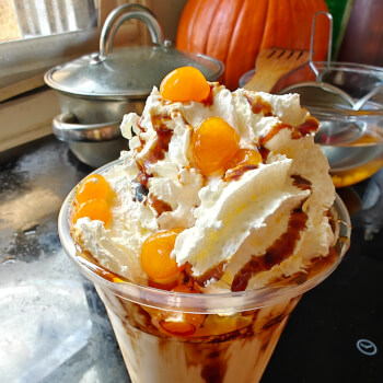 Making Pumpkin Boba for Bubble Tea