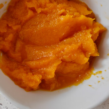 Making Pumpkin Mochi